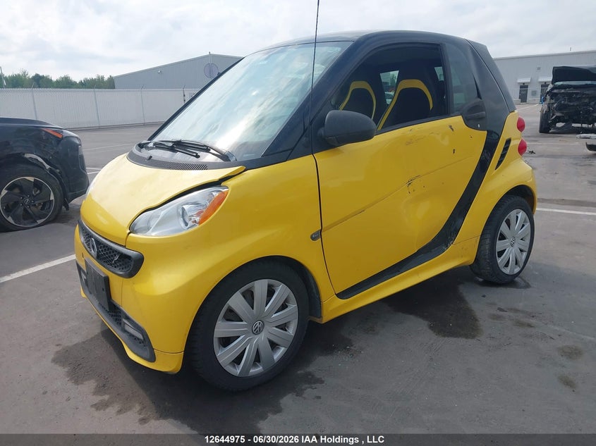 2013 Smart Fortwo, Левый бок, IAAI, VIN WMEEJ3BA9DK708754 — фото 2
