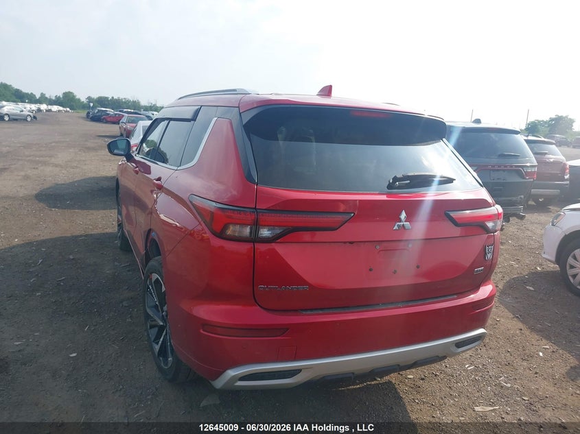 2022 Mitsubishi Outlander Sel/Sel Special Edition VIN: JA4J4VA82NZ618038 Lot: 12645009