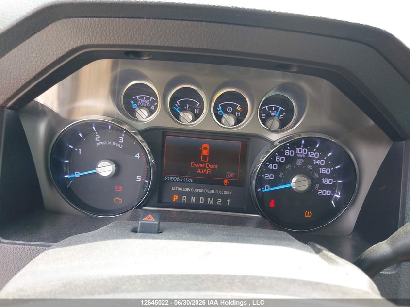 2011 Ford F250 Super Duty VIN: 1FT7W2BT5BEB51258 Lot: 12645022
