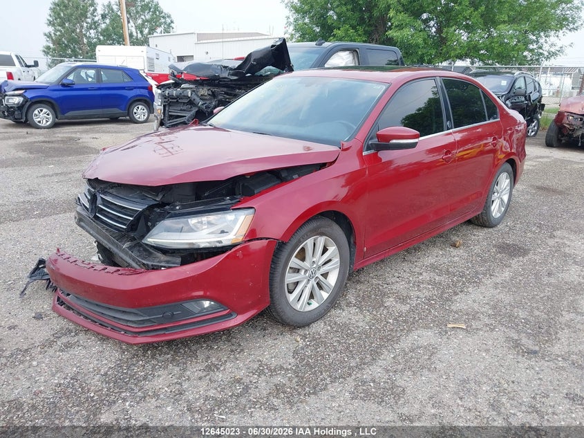 2017 Volkswagen Jetta, Удар спереди, IAAI, VIN 3VWDB7AJXHM377419 — фото 2
