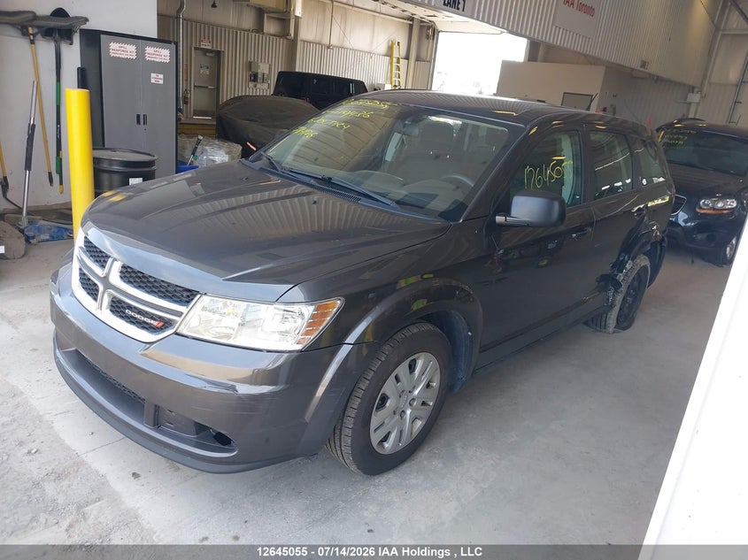 2016 Dodge Journey, Левый бок, IAAI, VIN 3C4PDCAB3GT119436 — фото 2