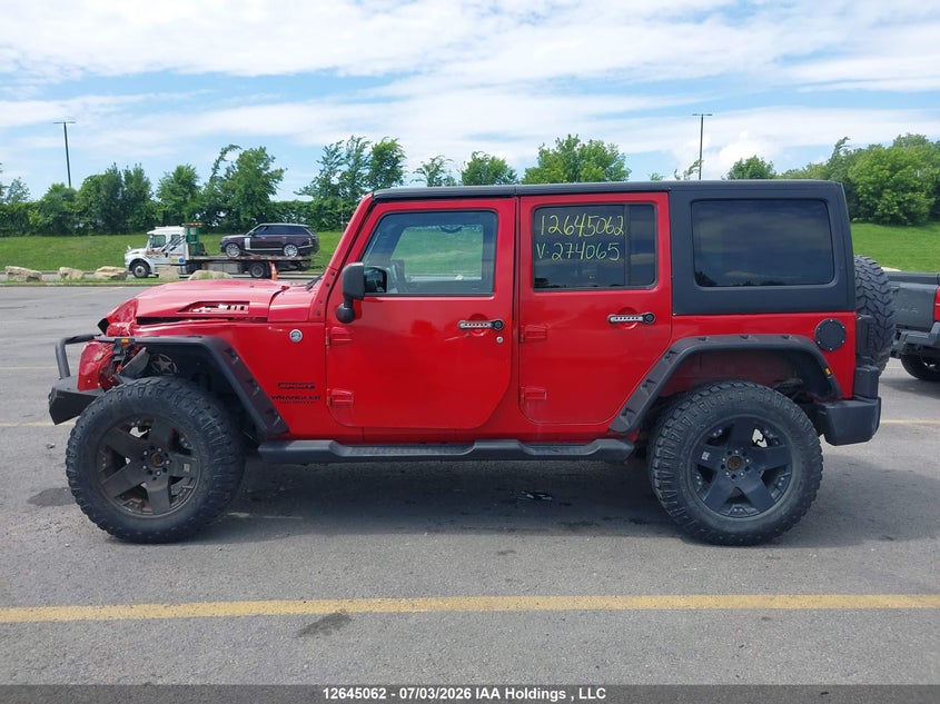 2014 Jeep Wrangler Unlimited Sport VIN: 1C4BJWDG6EL274065 Lot: 12645062