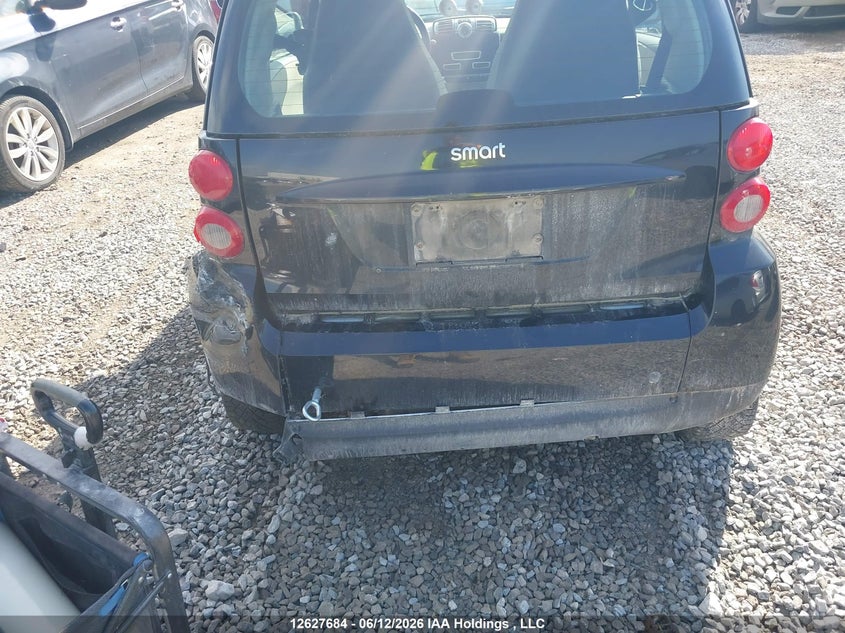 2008 Smart Fortwo Passion/Pure VIN: WMEEJ31X68K076310 Lot: 12627684X