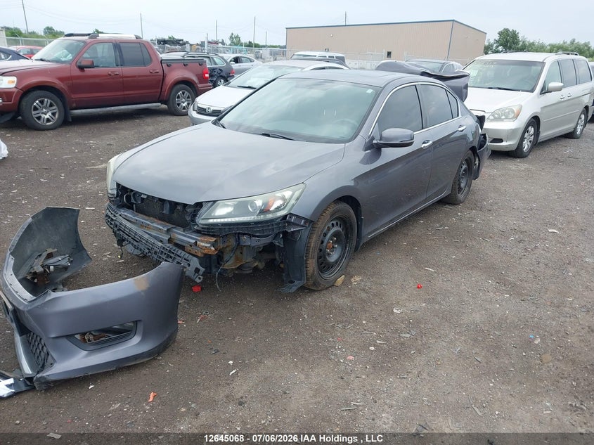 2015 Honda Accord Sport, Front, IAAI, VIN 1HGCR2F57FA804978 — photo 2