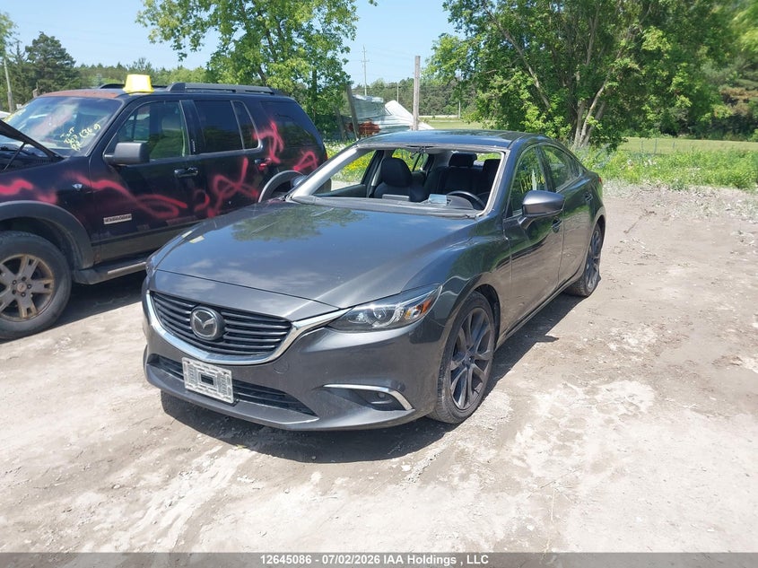 Vin: jm1gl1w58h1113568, lot: 3046341, mazda 6 grand touring 20172