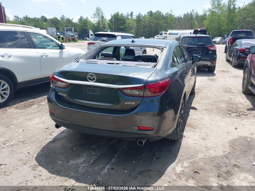 Vin: jm1gl1w58h1113568, lot: 3046341, mazda 6 grand touring 20174