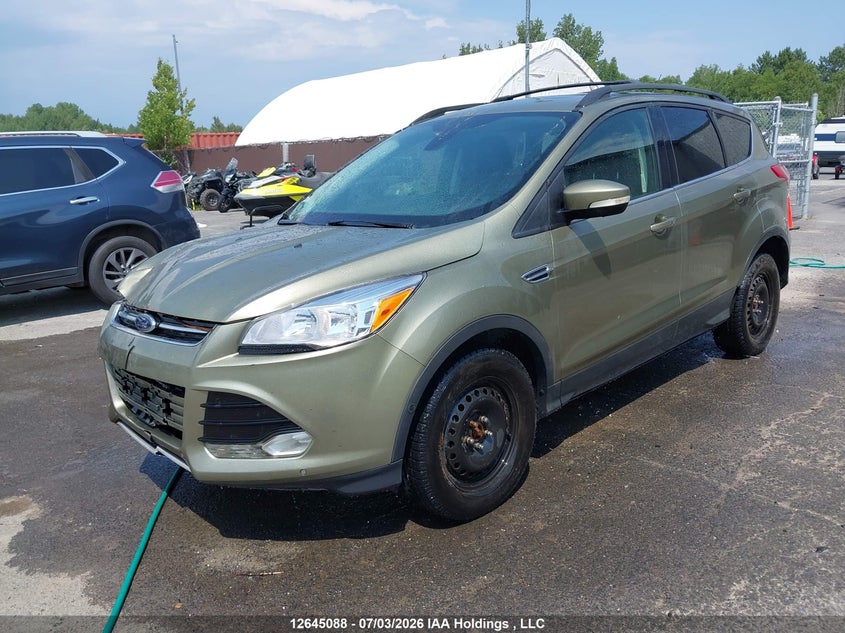 2013 Ford Escape, Удар спереду, IAAI, VIN 1FMCU9H93DUA27504 — фото 2