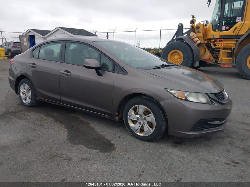 2013 HONDA CIVIC SEDAN 1.8L I-4 VVT, 140HP