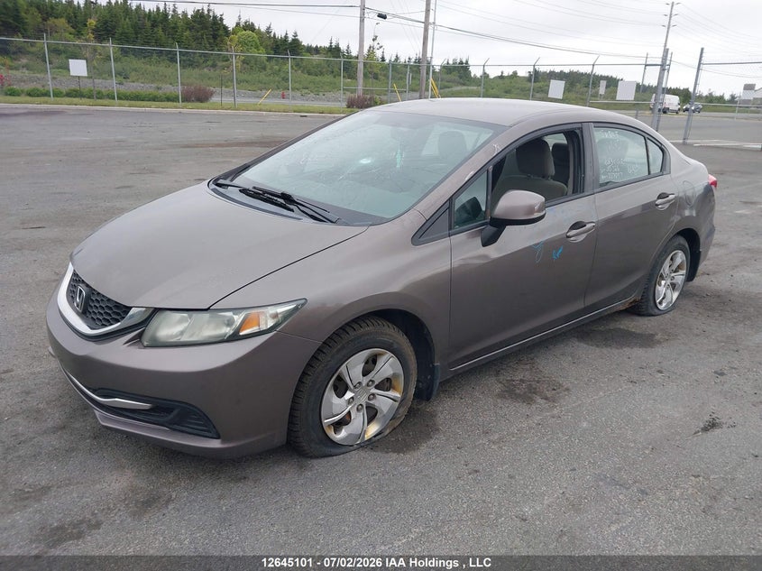 2013 HONDA CIVIC SEDAN 1.8L I-4 VVT, 140HP