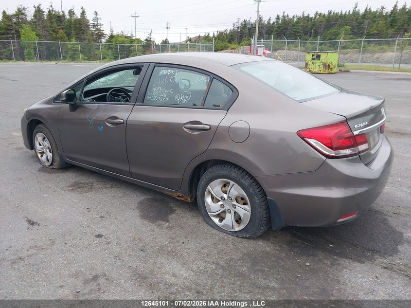 2013 HONDA CIVIC SEDAN 1.8L I-4 VVT, 140HP