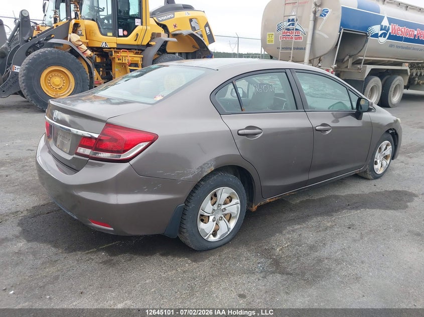 2013 HONDA CIVIC SEDAN 1.8L I-4 VVT, 140HP