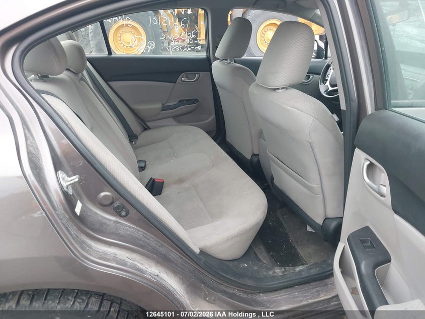 2013 HONDA CIVIC SEDAN 1.8L I-4 VVT, 140HP