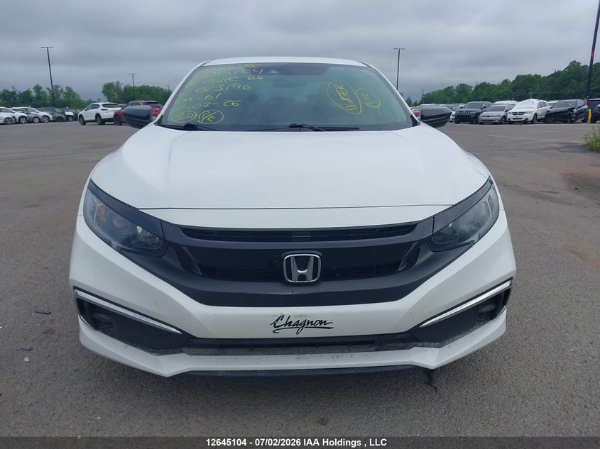 2019 HONDA CIVIC SEDAN 2.0L I-4 DOHC, VVT, 158HP