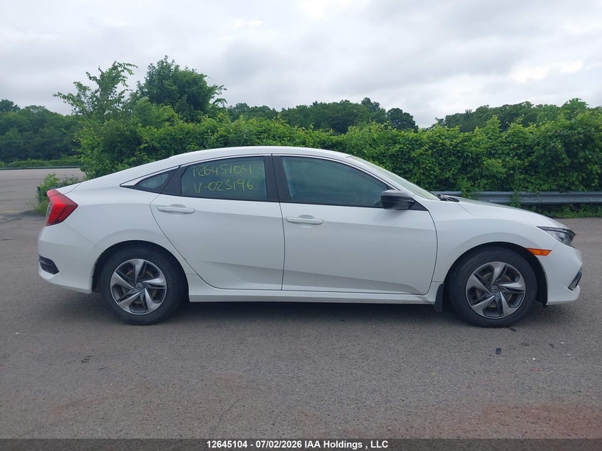 2019 HONDA CIVIC SEDAN 2.0L I-4 DOHC, VVT, 158HP