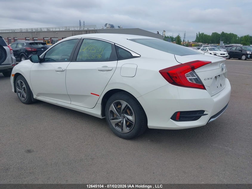 2019 HONDA CIVIC SEDAN 2.0L I-4 DOHC, VVT, 158HP