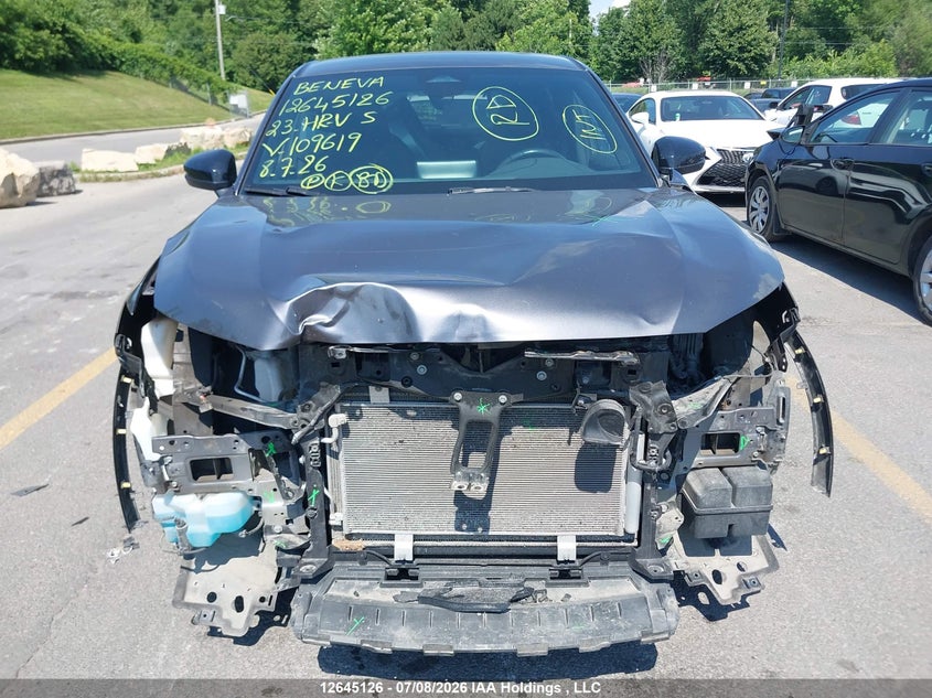 2023 Honda Hr-V Sport VIN: 3CZRZ2H54PM109619 Lot: 12645126