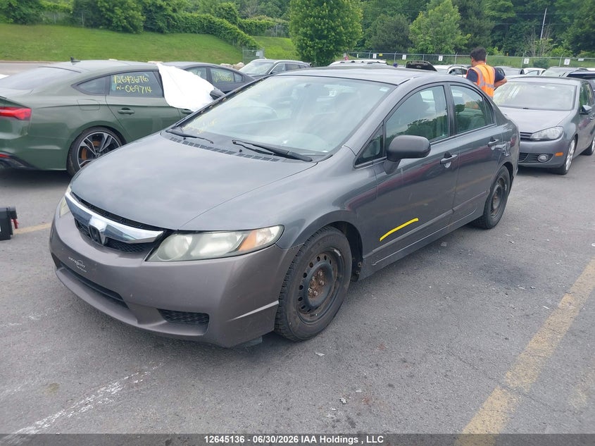 2011 Honda Civic, Water, IAAI, VIN 2HGFA1F45BH102160 — photo 2