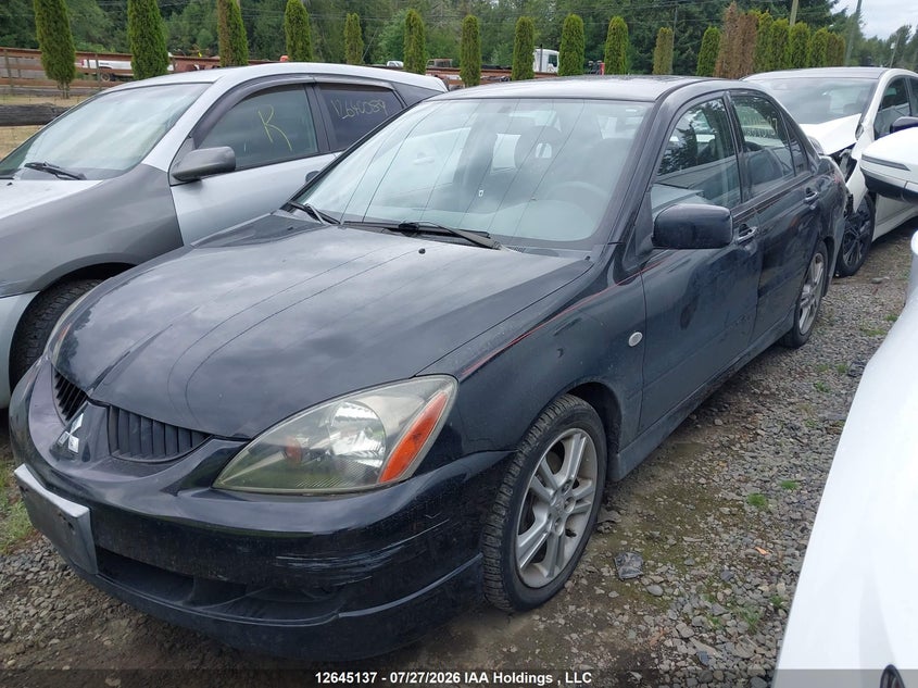 2004 Mitsubishi Lancer, Front, IAAI, VIN JA3AJ66FX4U605608 — photo 2