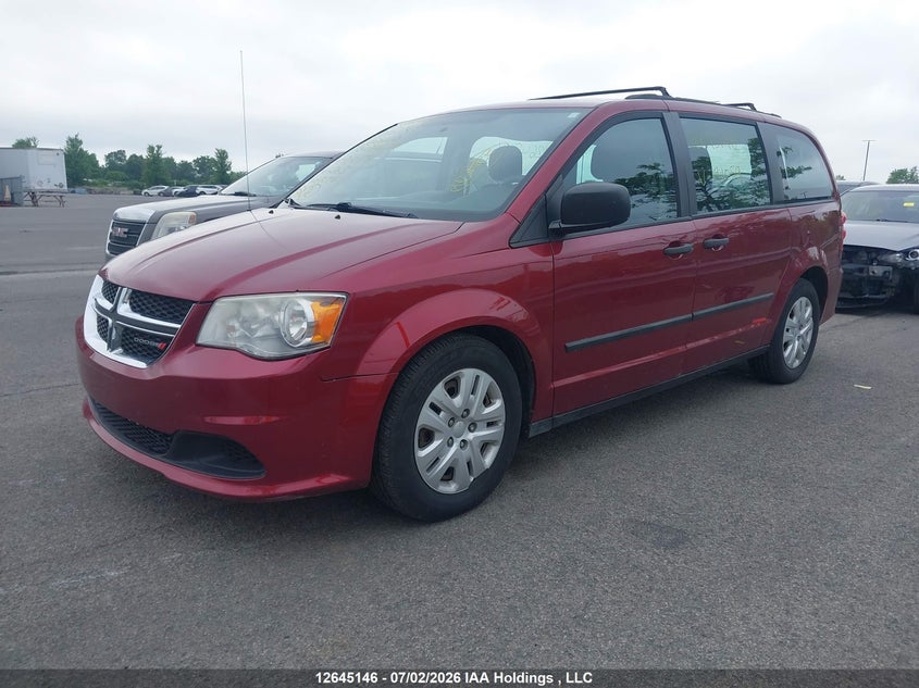 2014 Dodge Caravan, Затопление, IAAI, VIN 2C4RDGBG4ER191059 — фото 2