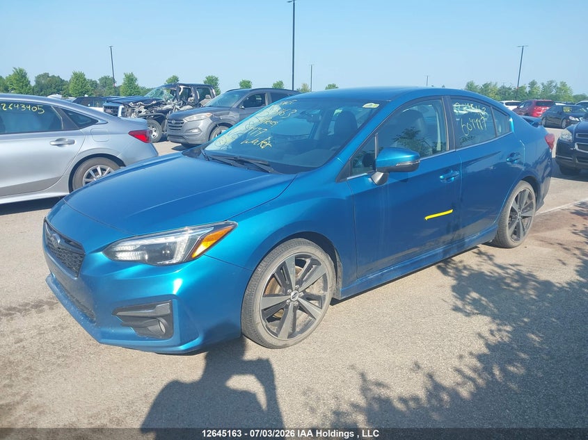 Vin: 4s3gkas63j3604447, lot: 3046418, subaru impreza sport-tech 20182