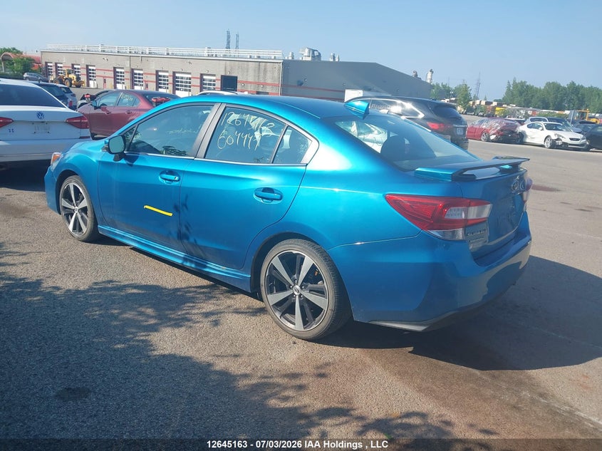 Vin: 4s3gkas63j3604447, lot: 3046418, subaru impreza sport-tech 20183