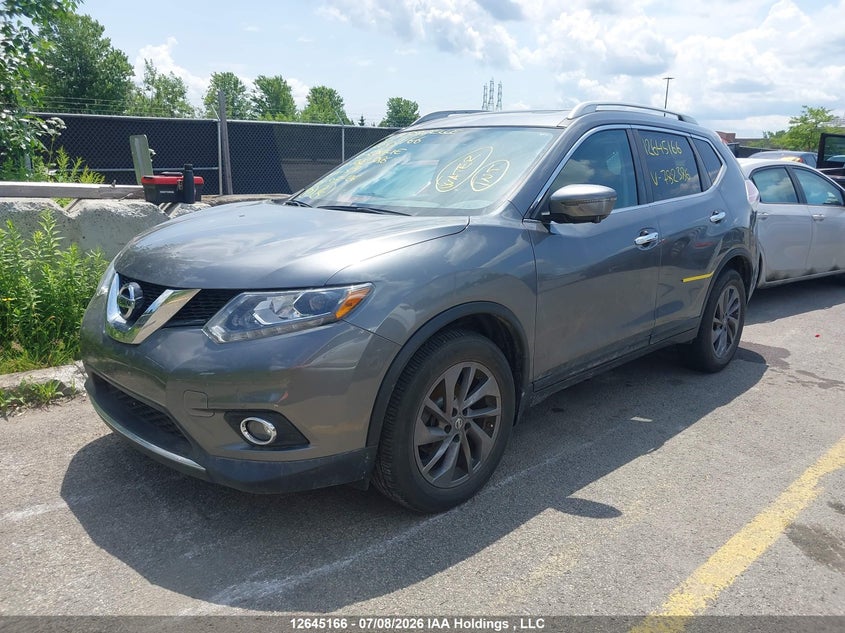 2016 Nissan Rogue, Затоплення, IAAI, VIN 5N1AT2MV8GC782386 — фото 2