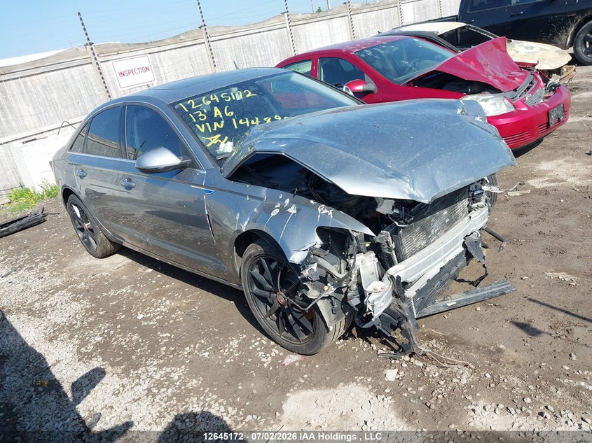 Vin: wauhgcfc6dn144899, lot: 3046427, audi a6 3.0t premium 20131