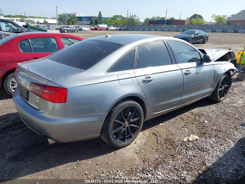 Vin: wauhgcfc6dn144899, lot: 3046427, audi a6 3.0t premium 20134