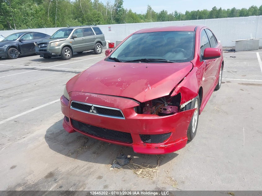 2011 Mitsubishi Lancer, Front, IAAI, VIN JA32U2FU9BU600271 — photo 2