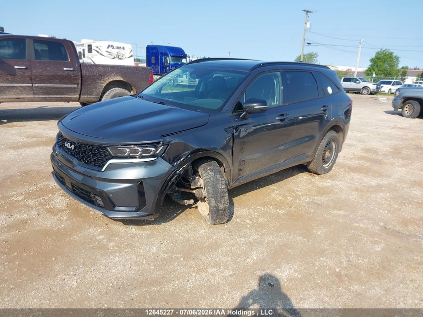 2022 Kia Sorento, Front, IAAI, VIN 5XYRHDLF8NG153024 — photo 2