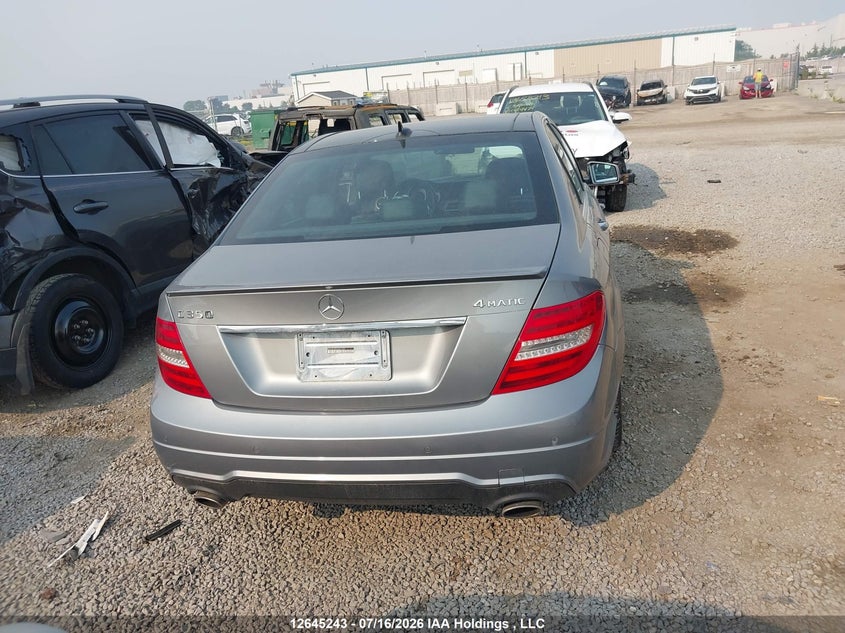 2012 Mercedes-Benz C 350 4Matic VIN: WDDGF8JB4CA611259 Lot: 12645243
