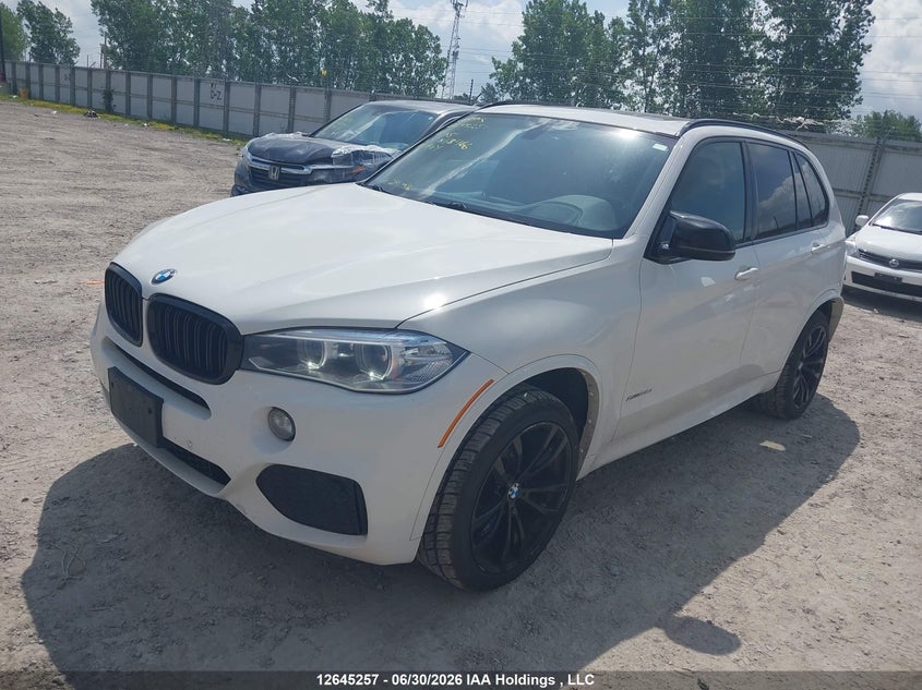 2016 BMW X5, Rear, IAAI, VIN 5UXKS4C59G0N13466 — photo 2