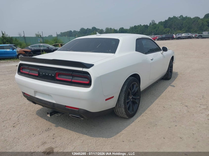 Vin: 2c3cdzagxjh296860, lot: 3046548, dodge challenger sxt 20184