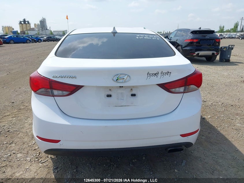 2015 Hyundai Elantra Se/Sport/Limited VIN: KMHDH4AH3FU286428 Lot: 12645300