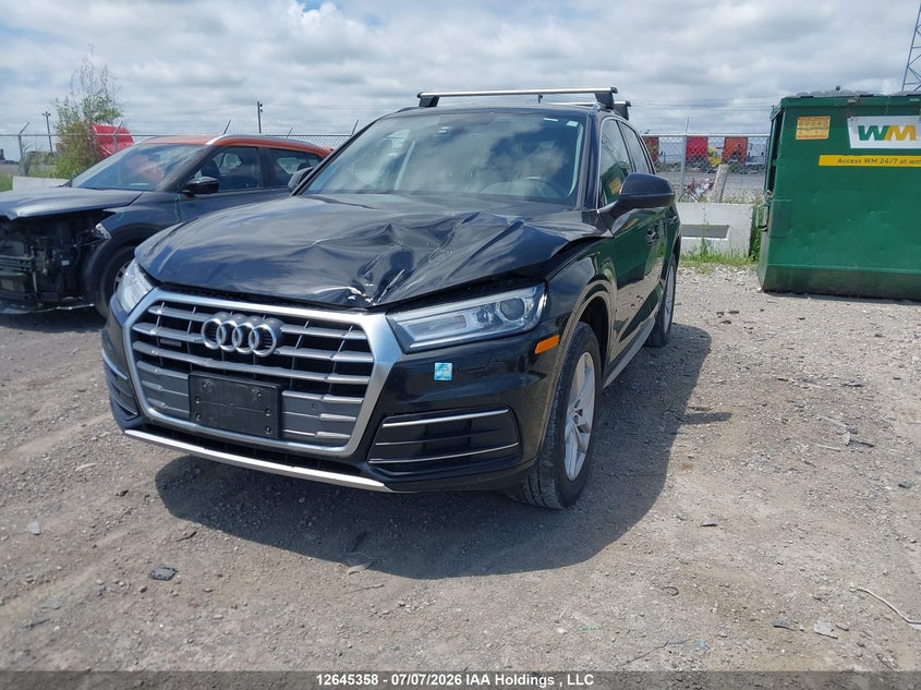 2019 Audi Q5, Удар спереду, IAAI, VIN WA1ANAFY6K2067888 — фото 2
