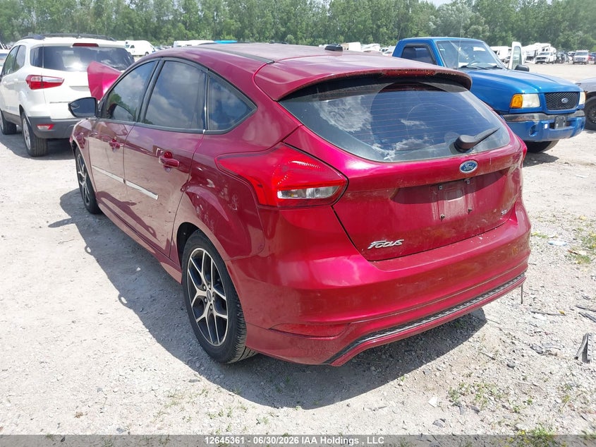 Vin: 1fadp3k24hl293432, lot: 3046635, ford focus se 20173