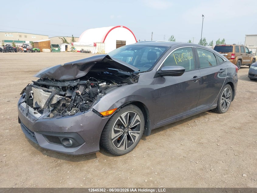 2016 Honda Civic, Front, IAAI, VIN 2HGFC1F41GH103372 — photo 2