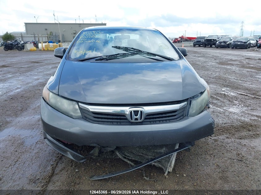 2012 Honda Civic Ex 4Dr VIN: 2HGFB2F59CH102644 Lot: 12645365