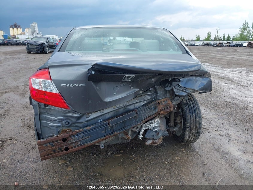 2012 Honda Civic Ex 4Dr VIN: 2HGFB2F59CH102644 Lot: 12645365