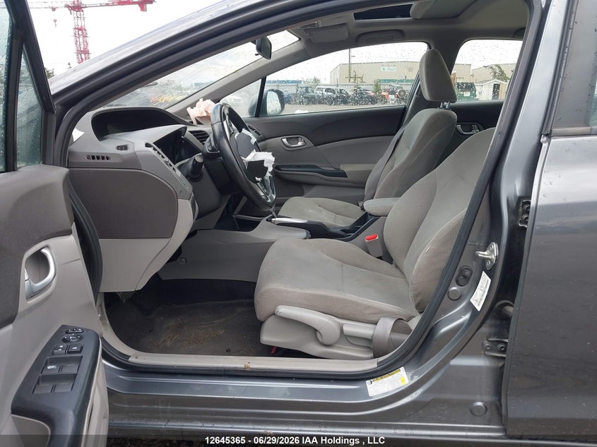 2012 Honda Civic Ex 4Dr VIN: 2HGFB2F59CH102644 Lot: 12645365