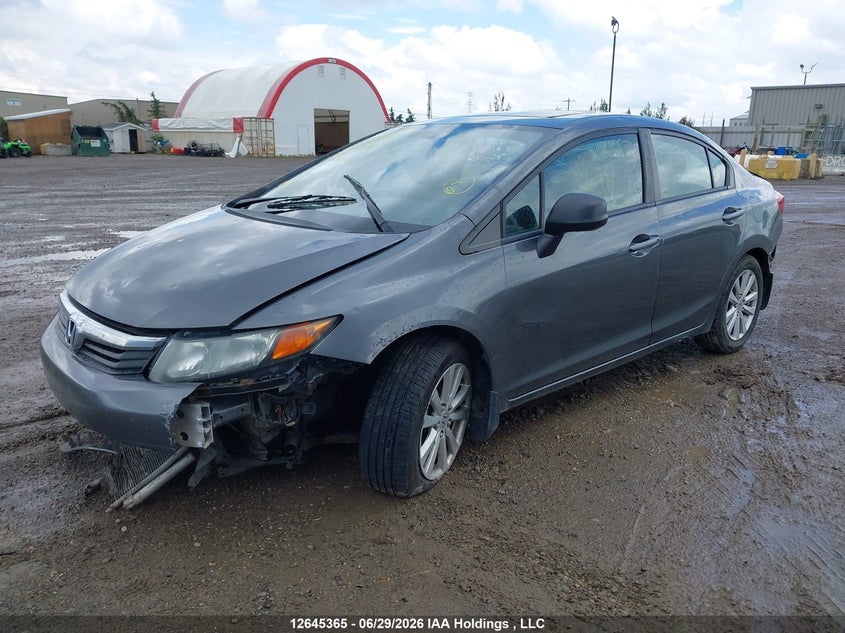 2012 Honda Civic Ex 4Dr VIN: 2HGFB2F59CH102644 Lot: 12645365