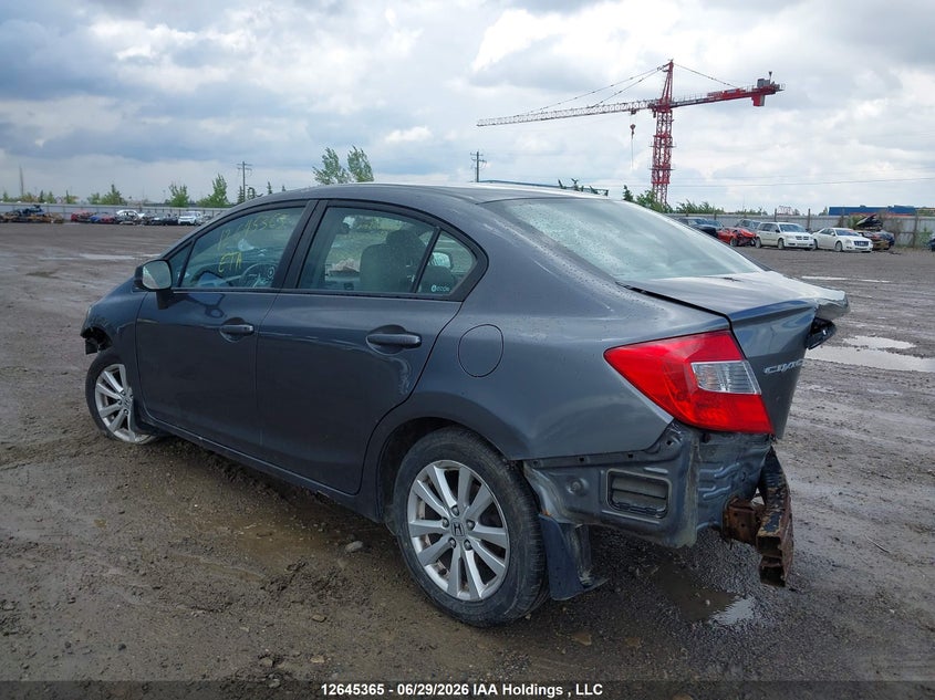 2012 Honda Civic Ex 4Dr VIN: 2HGFB2F59CH102644 Lot: 12645365