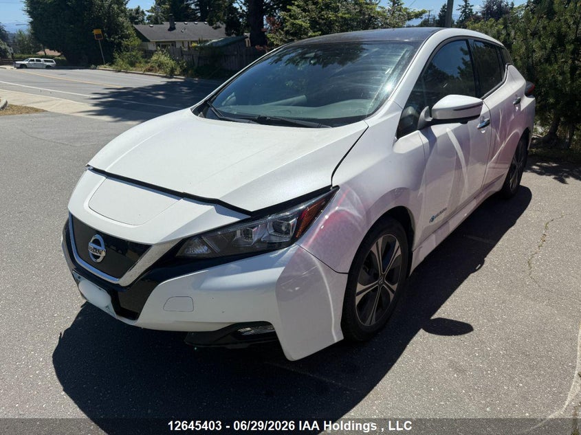 Vin: 1n4az1cp2jc302565, lot: 3046677, nissan leaf s/sl/sv 20182
