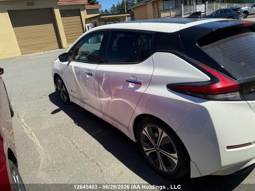 Vin: 1n4az1cp2jc302565, lot: 3046677, nissan leaf s/sl/sv 20183