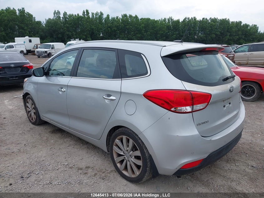 Vin: knahu8a30g7134388, lot: 3046687, kia rondo ex/ex luxury 20163
