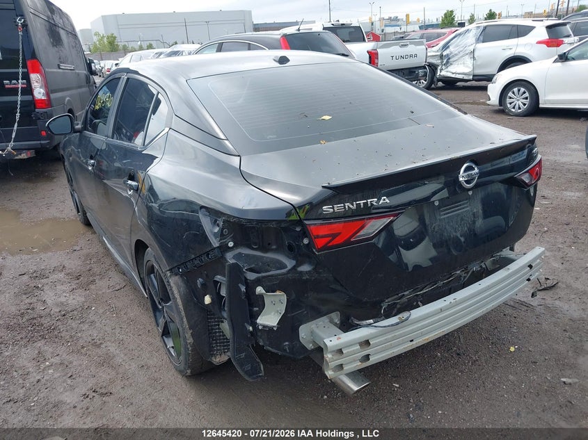 Vin: 3n1ab8dv4ny249162, lot: 3046694, nissan sentra sr/sr midnight edition 20223
