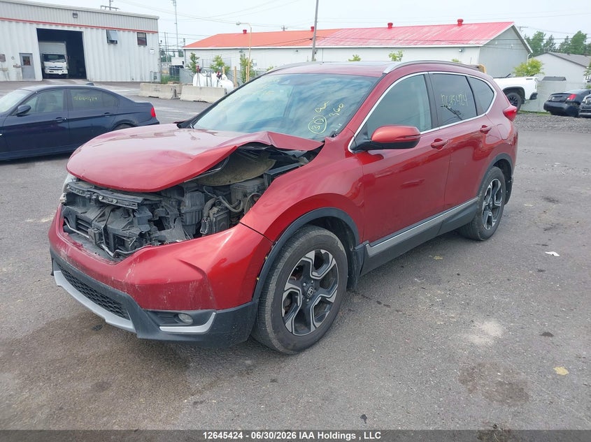 2017 Honda CR-V, Удар спереди, IAAI, VIN 2HKRW2H92HH130168 — фото 2