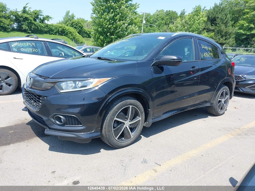 2020 Honda Hr-V Sport, Right Side, IAAI, VIN 3CZRU6H29LM108259 — photo 2