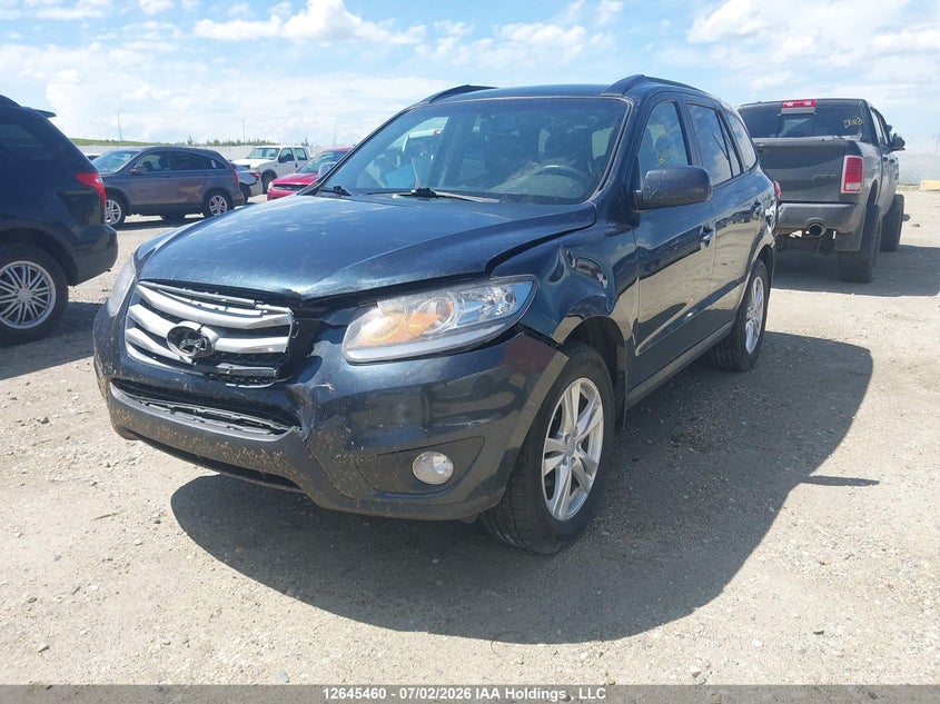 2012 Hyundai Santa Fe Se, Front, IAAI, VIN 5XYZHDAG0CG155164 — photo 2