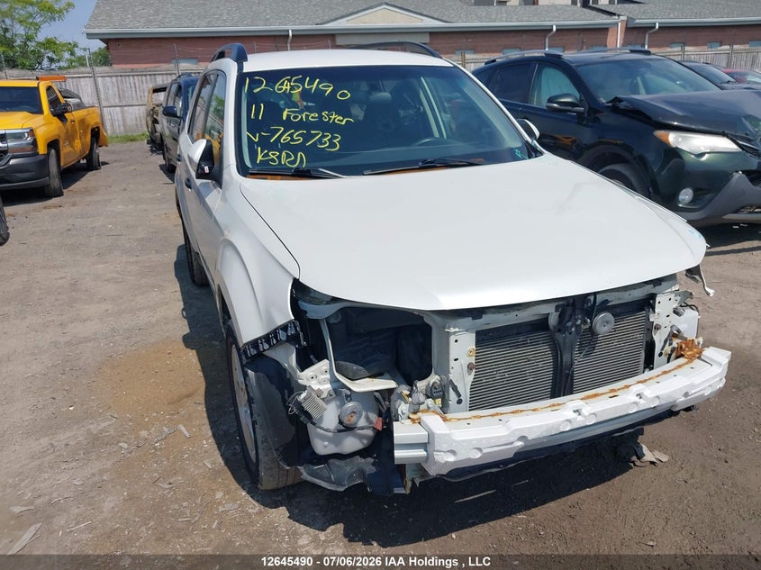 2011 Subaru Forester 2.5X VIN: JF2SHCBC8BH765733 Lot: 12645490